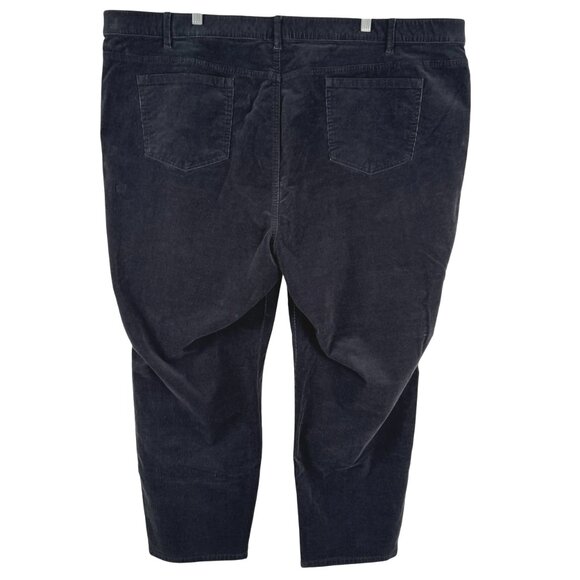 J. Jill Corduroy Pull‎ On Pants Womens 4X Black Cotton Spandex Stretch PT-2410 - Picture 4 of 8